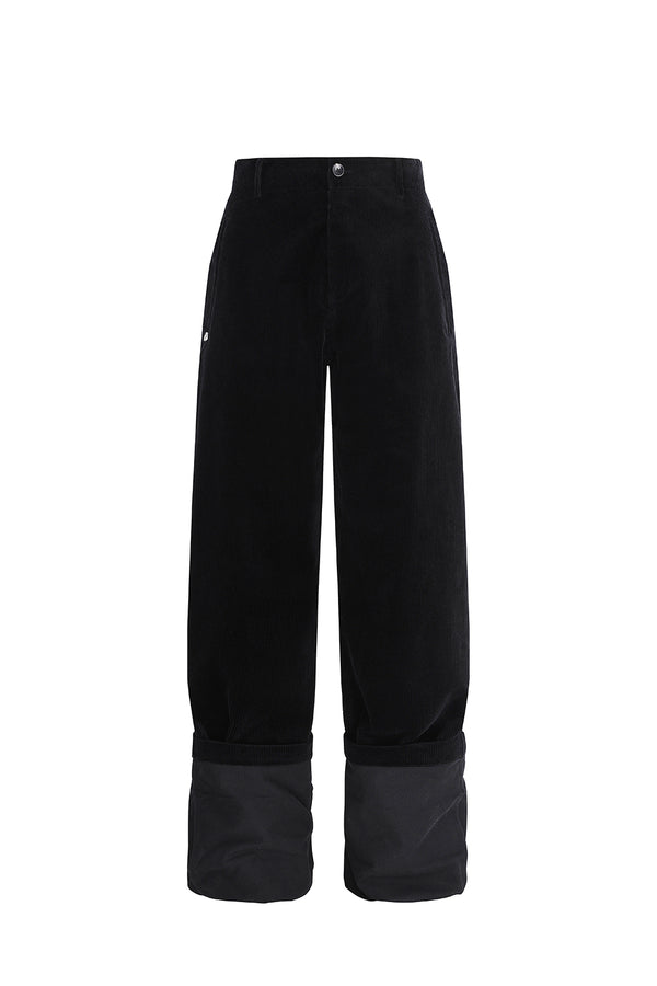 SAMUEL GUI YANG 25 autumn and winter trousers SGY-AW25BTR10-2-1-HEI GOLDEN SPICE